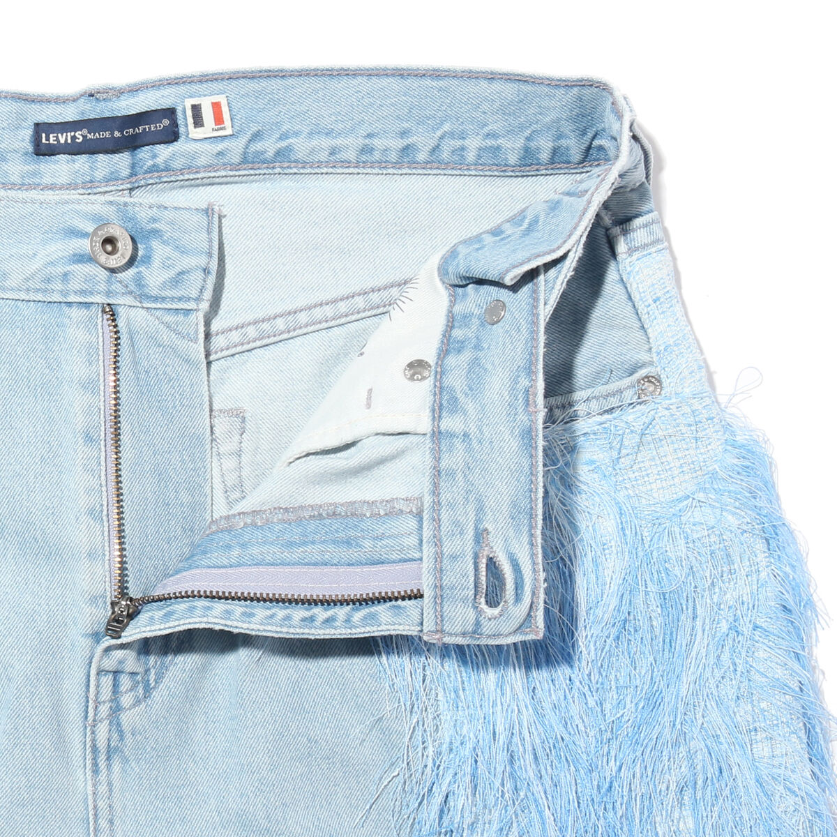 LEVI'S® MADE&CRAFTED®CINCHED TAB SHORT FEATHER MIRAGE｜リーバイス